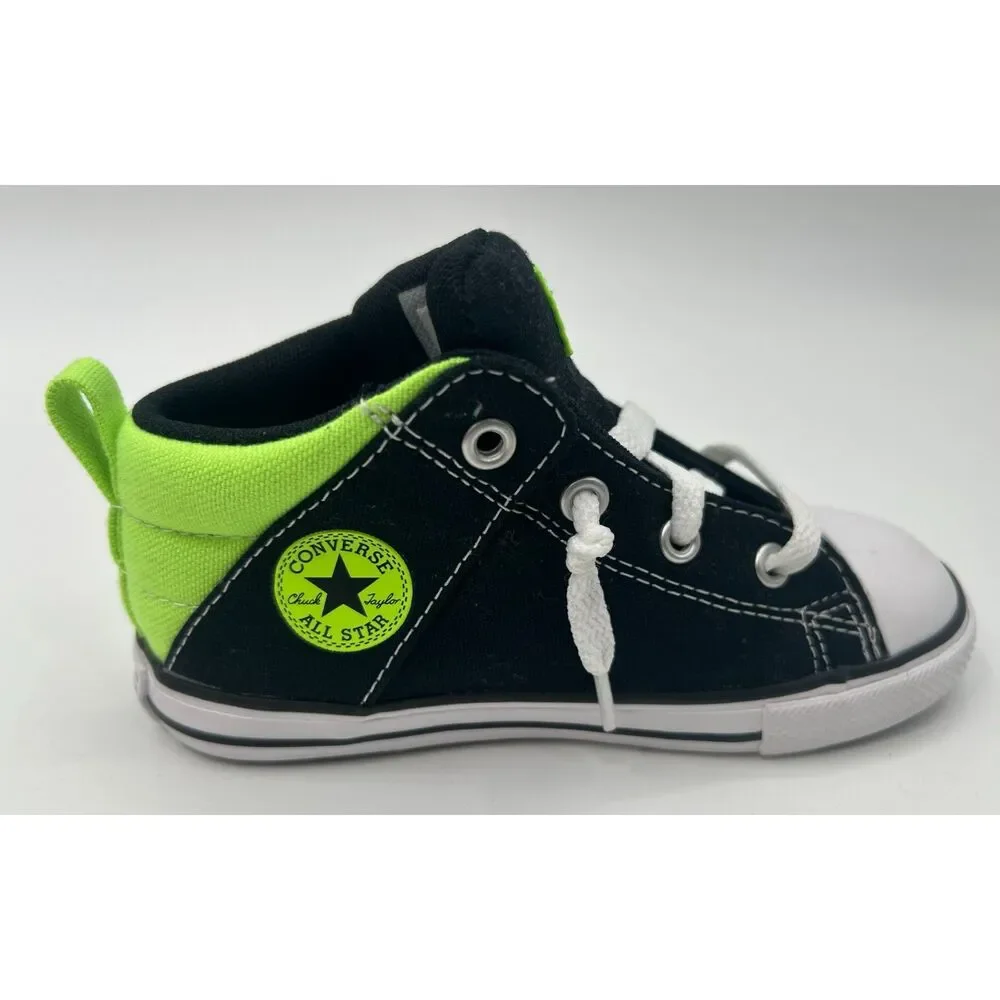 Converse Chuck Taylor All Star Axel Black Green Toddler Shoes Size 10